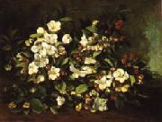 Apple Tree Branch in Flower, Gustave Courbet